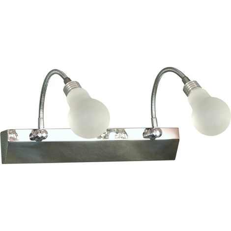 Applique murale Candellux Acrylic chromée LED 2x2W