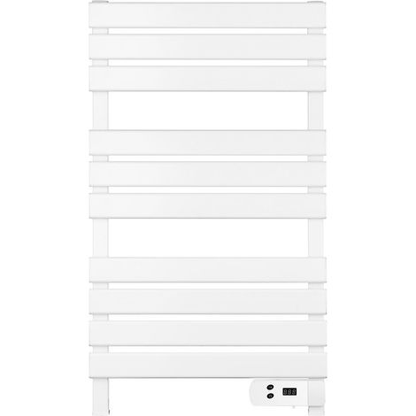 Toallero électrique abrila blanc 450W aluminium moderne (1/2)