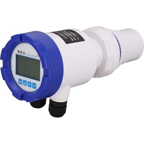 Capteur de niveau d'eau à ultrasons, transmetteur numérique de profondeur de liquide avec affichage LED, sortie analogique 485 4-20mA, protection IP67 (1/5)