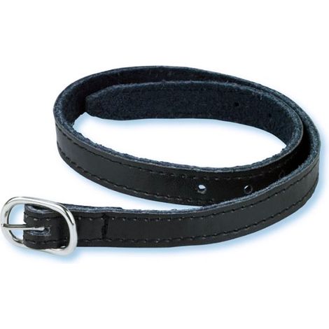 Lacciolini per speroni con doppia cucitura colore marrone 45 cm