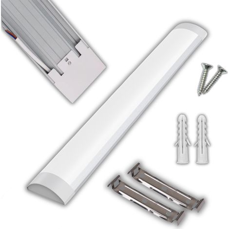 PANEL DE TECHO LED FLUORESCENTE DE MONTAJE EN SUPERFICIE DE 60 cm, L脕MPARA LED DE 18 W