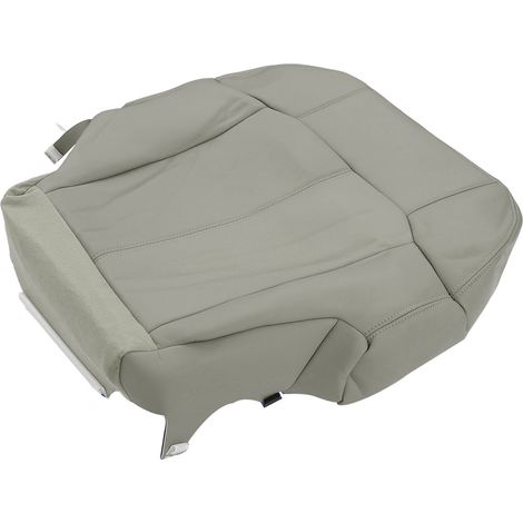Unterer Fahrersitzbezug aus PU-Leder, grauer Autositzbezug, Ersatz für Chevy Suburban 1999-2002 (1/5)