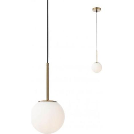 Lampadario a sospensione 1 luce colore oro opaco nina redo 012623 (1/2)