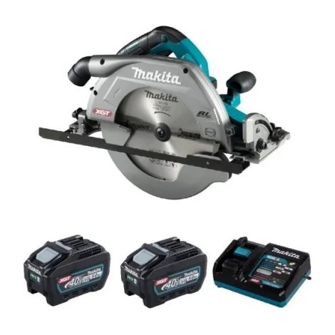 Makita HS011GT201 Sega circolare 40 V Brushless con due batterie (1/5)