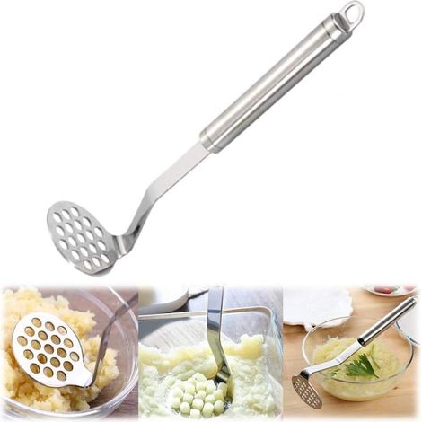 Presse-purée, presse-purée en acier inoxydable 8-10, ustensiles de cuisine (1/3)