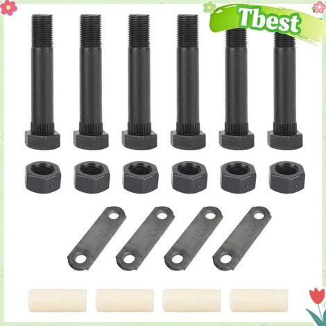 Tbest kit de manille de remorque tandem Kit de Manille de Remorque, Suspension D'essieu Tandem, Robuste, Fiable, moteur bateau (1/5)