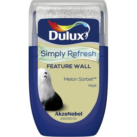 Dulux Simply Refresh Feature Wall Tester Pot - 30ml - Melon Sorbet