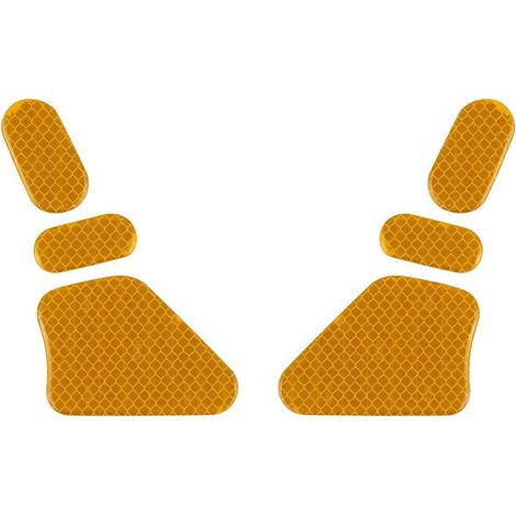 Bande réfléchissante jaune d'avertissement d'ouverture de portière de voiture - (1/5)