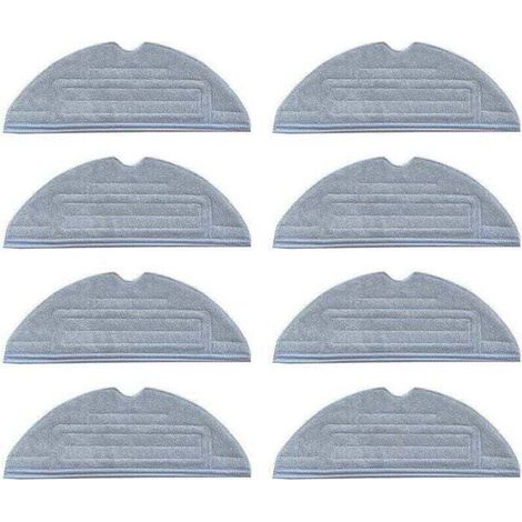 Outad® Serpillères pour Roborock S8/S7 S7 + T7 T7 Plus (8 pièces), XU,lingettes pour Roborock S8, Chiffon lavables de nettoyage 8pcs (1/4)