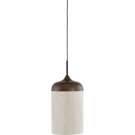 Light & Living - suspension - Dania - beige marron - coton métal (1/4)