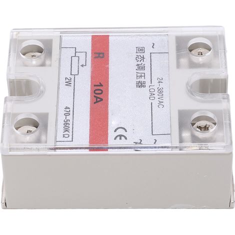 SSR 10A 24-380V AC Halbleiterrelais Spannungsregler für Maschinensteuerung (1/5)