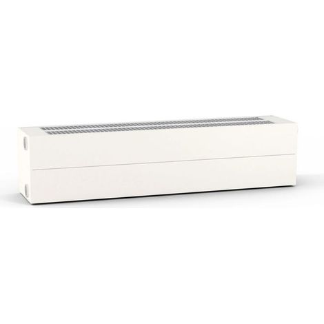 Kermi Convector Convectores KNN Typ 32, HxLxT: 210x600x133 mm, color: blanco, esquema de conexión: universal, 6 bar, cubierta: con, potencia calorífica 75/65-20: 676 vatios, KNN320210602U1K