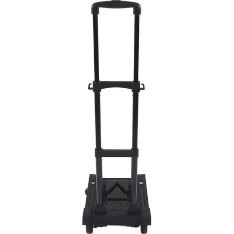 Faltbarer Trolley mit 4 Rädern, 40 kg Tragkraft, ausziehbarer Gepäckwagen, kompakter und leichter Reisetrolley. (1/5)