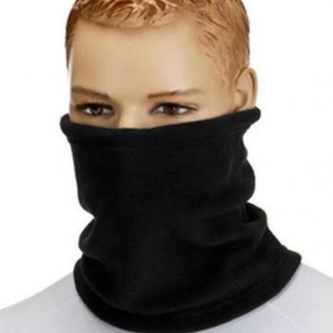 Couleur Bleu saphir Masque de cou unisexe pour hommes et femmes, couleur unie, cyclisme en plein air, Sport, masque facial chaud, (1/4)