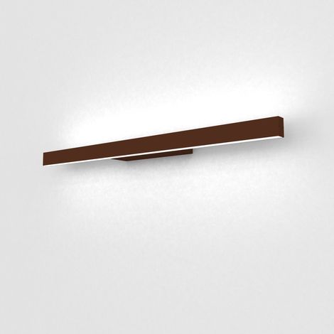 LUMICOM  RIFT Applique M, STRIP LED, 20W/m, 4000K, metallo, corten, L.60 (1/2)