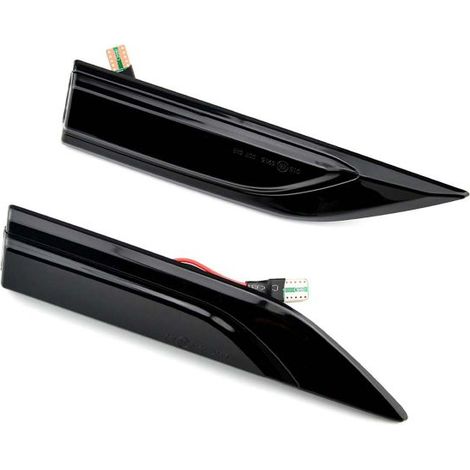 Kit Freccia Laterale a Led Side Marker Lente Fume Luce Arancione Dinamica Per VW Caddy MK4 Dopo 2015 OEM 7E0949101 (1/3)