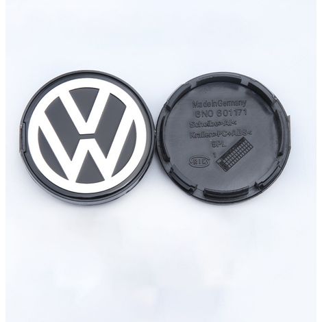 4 Stück 56-mm-Radkappen für Volkswagen, Felgenkappen mit Logo, Tuning-Zubehör für Autoräder.