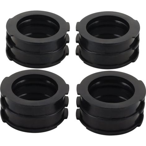 Un jeu de 4 joints de collecteur d'admission de carburateur, compatibles avec Yamaha V-MAX 1200 VMX12V 85-07, pièces de rechange d'origine. (1/5)