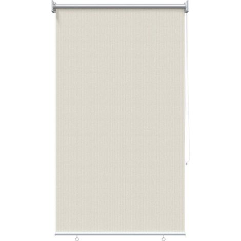 vidaXL Store roulant d'extérieur 105 (l) x 140 (H) cm crème (1/5)