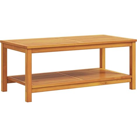 Table basse,Table d'appoint,Table de Salon Marron 70 x 40 x 45 cm Bois d'acacia massif CFW37908 (1/5)