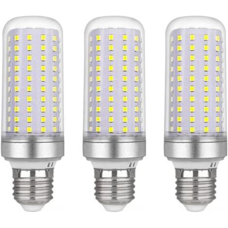Ampoule Led E27 Maïs 30w, AC175-265V, Blanc Froid 6000K 2500LM, Non Dimmable, 300W Ampoule Halogène Équivalent, Ampoule Maïs Led pour Lustres, Plafonniers, Lampes de Table et Lampadaires, Lot de 3 (1/4)