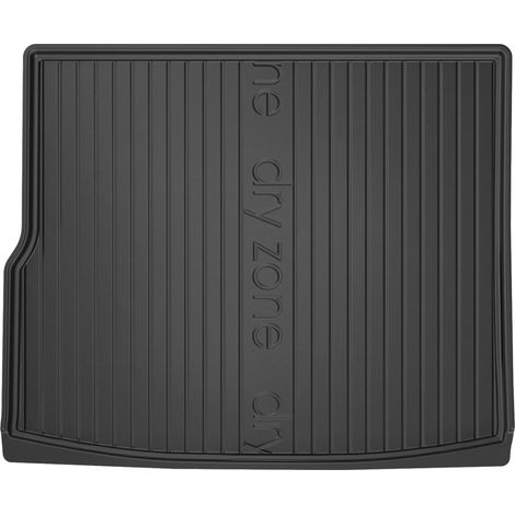 Tapis de coffre pour VW Touareg II 2010-2018 R-Line sans niche latérale TPE Noir (1/5)