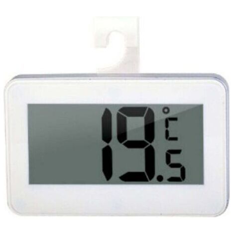 Thermomètre numérique de réfrigérateur, thermomètre de congélateur étanche, haute précision avec alarme et crochet pour cuisine et maison. Fiable pour la conservation des aliments. (1/4)
