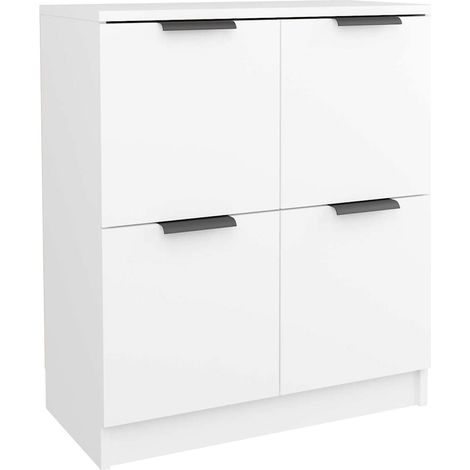 Sideboard/Anrichte/Buffet Weiß 60x30x70 cm Holzwerkstoff LXWW991352 (1/5)