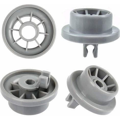 Lot de 4 Roulette Lave Vaisselle pour Panier Inférieur, Roues de Lave-vaisselle pour Siemens, Bosch 165314 (1/5)