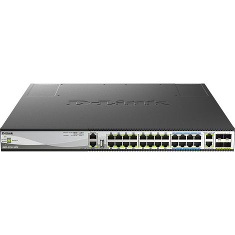 HUB Switch puertos 30 puertos D-LINK DMS-3130-30PS Puertos multig