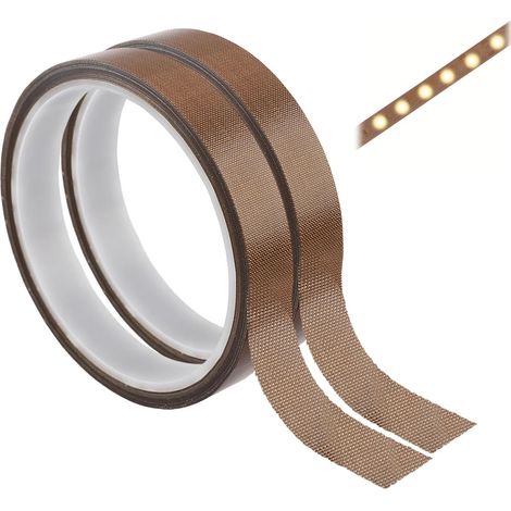 Lot de 2 Rouleaux de Ruban Adhésif Occultant LED, Tamiser la Lumière Pour cuisine, chambre à coucher 1.5cm x10m (1/5)