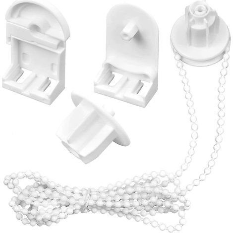 Pièces détachées pour stores enrouleurs, accessoires pour stores enrouleurs, fixations pour stores enrouleurs 25 mm, supports pour stores enrouleurs, accessoires pour stores enrouleurs avec chaînette (1/5)