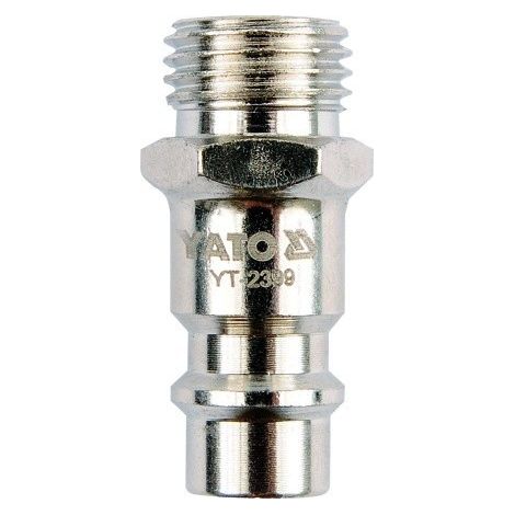 Verbinder, Außengewinde 1/4'' YT-2399 YATO (1/3)