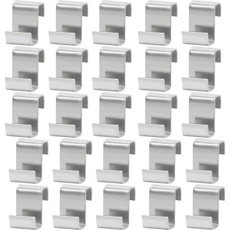 25 clips en Z en acier inoxydable pour vitres de serre – Clips en Z pour fenêtres et fixation de vitrages (1/3)