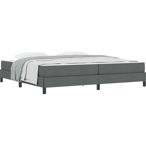 Maison Exclusive - Boxspringbett mit Matratze Dunkelgrau 200 x 20