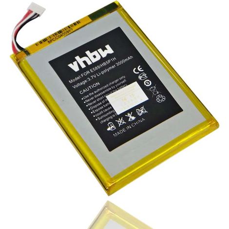 vhbw batterie compatible avec Huawei E5786s-62a, E5786s-63a, E589, E589 LTE 4G routeur modem mobile hotspot (3000mAh, 3,7V, Li-polymère)