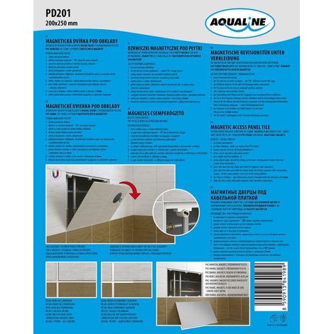 Cadre pour carrelage en plastique avec aimants, 200x250 mm (1/3)