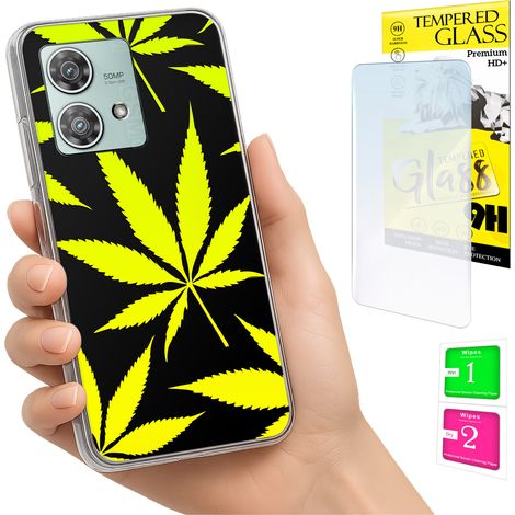 Funda para Motorola Edge 40 Neo con cubierta trasera y cristal 9H. (1/5)