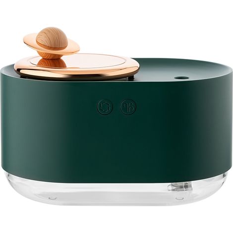 Humidificateur USB Vintage Vert - Brumisateur de Bureau avec Veilleuse Rotative Planète pour Maison (1/5)