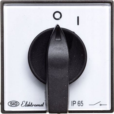 Commutateur rotatif 921252 – 12 A – IP65 – Robuste – Pour tableaux électriques – Sans boîtier (1/5)