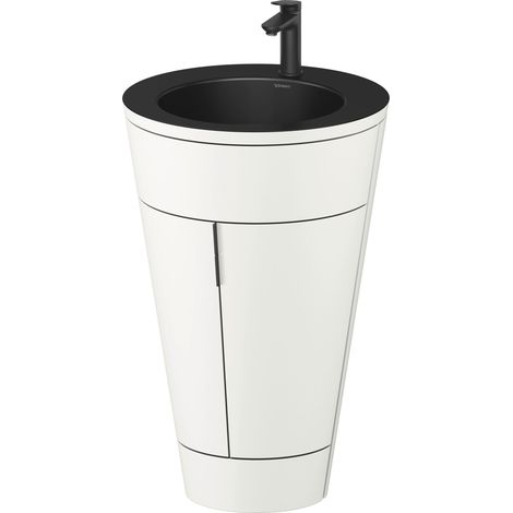 Duravit Starck 1 c-bonded Set bodenstehend, rund, 560x864x605mm,