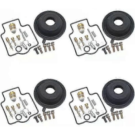 Vergaser-Reparatursatz (4-teilig) für ZX600D ZZR600D ZX ZZR 600 1990-1995 ZX600 ZZR600: Schwimmerventilsitz, Vakuummembran. (1/3)