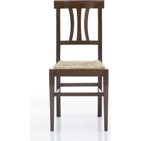 Sedia Trieste con seduta in paglia 43 x 41 H90 seduta 46 cm (1/4)