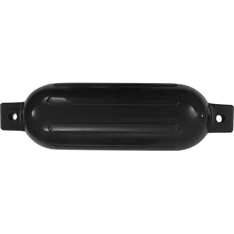vidaXL Parachoques para barco 4 unidades PVC negro Ø 14x50 cm (1/2)