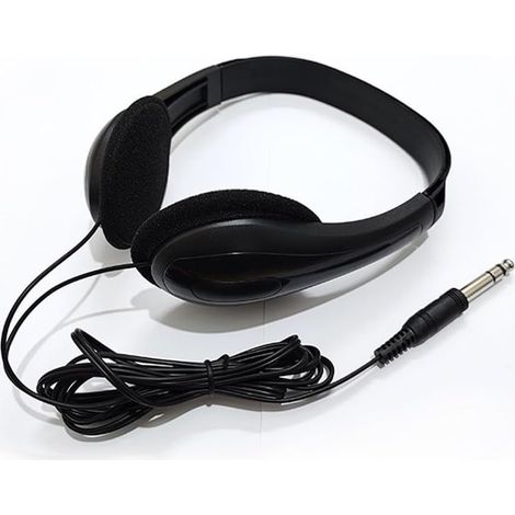 Écouteurs portables en ABS avec double prise jack 3,5 mm/6,5 mm (1/4)