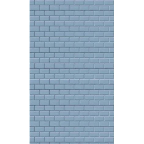 Panneau mural douche en alu-composite VIPANEL - Carrelage Décor Carrelage Berlin Gris - Finition Brillant - 100x255cm (1/5)