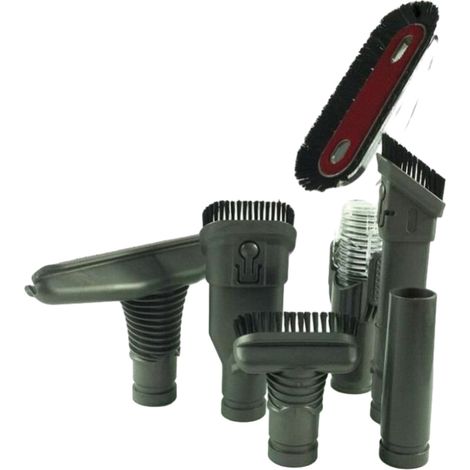 Kit de 5 brosses, accessoires aspirateur, compatibles Dyson DC49 DC59 V6, nettoyage meubles voitures (1/5)