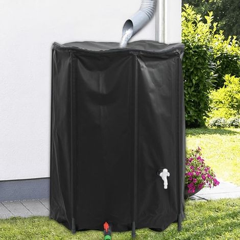 Réservoir d'eau pliable avec robinet 1350 L PVC (1/5)
