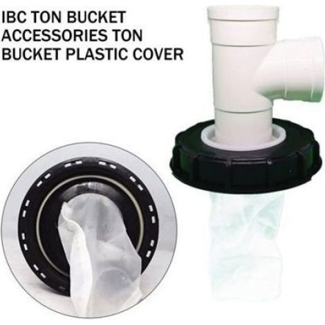 Filtre Auge IBC - 163 mm Forme F - Pour Tuyau Evacuation Eaux Pluviales - 1 Pièce (1/5)