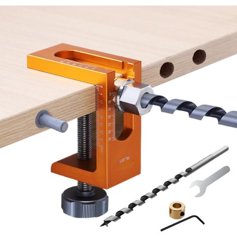 Scharnier-Führung - Jig Holz Bohren 10mm Rebuilding Instrumente, Möbel unsichtbare Montage, geeignet für Schränke, Schlafzimmer, praktisch und robust, einfache Bedienung, DIMA Scharnierführung zum (1/5)